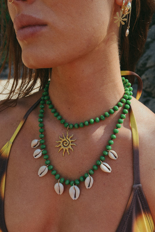 holiday wrap necklace